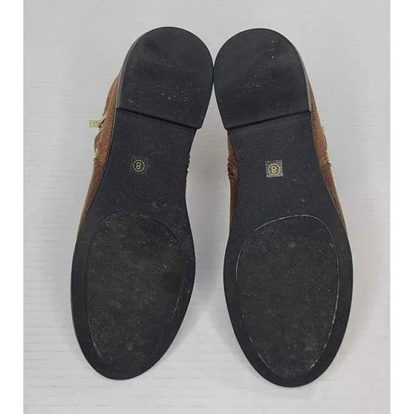 Bellini Legacy Bootie Brown Round Toe Size 8M - Picture 7 of 7